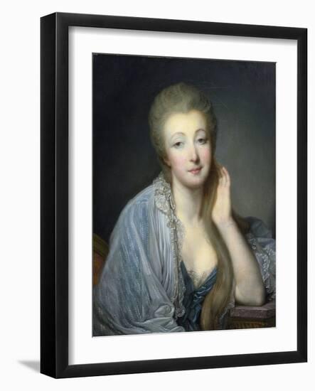 Jeanne Becu, Comtesse Du Barry (1743-1793) - Greuze, Jean-Baptiste (1725-1805) - Oil on Canvas - 60-Jean Baptiste Greuze-Framed Giclee Print