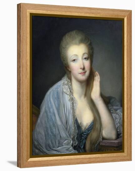 Jeanne Becu, Comtesse Du Barry (1743-1793) - Greuze, Jean-Baptiste (1725-1805) - Oil on Canvas - 60-Jean Baptiste Greuze-Framed Premier Image Canvas