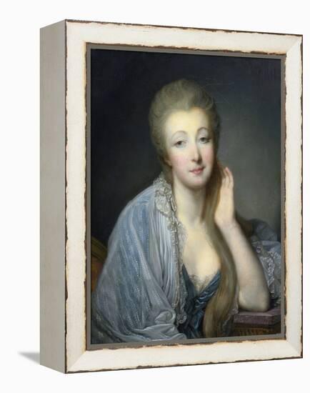 Jeanne Becu, Comtesse Du Barry (1743-1793) - Greuze, Jean-Baptiste (1725-1805) - Oil on Canvas - 60-Jean Baptiste Greuze-Framed Premier Image Canvas