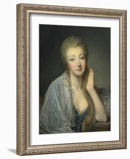 Jeanne Bécu, Comtesse Du Barry (1743-179)-Jean-Baptiste Greuze-Framed Giclee Print