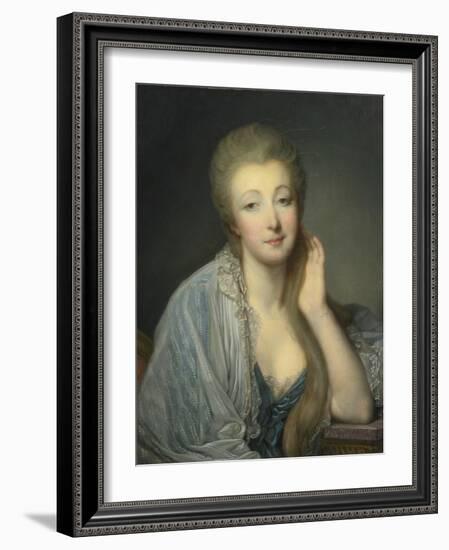 Jeanne Bécu, Comtesse Du Barry (1743-179)-Jean-Baptiste Greuze-Framed Giclee Print