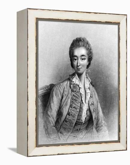 Jeanne Becu Comtesse Du Barry in Menswear-JC Armytage-Framed Stretched Canvas