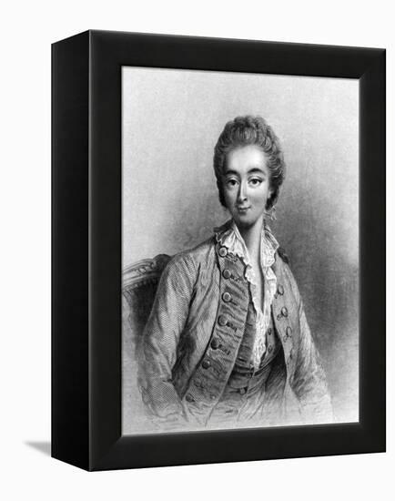 Jeanne Becu Comtesse Du Barry in Menswear-JC Armytage-Framed Stretched Canvas