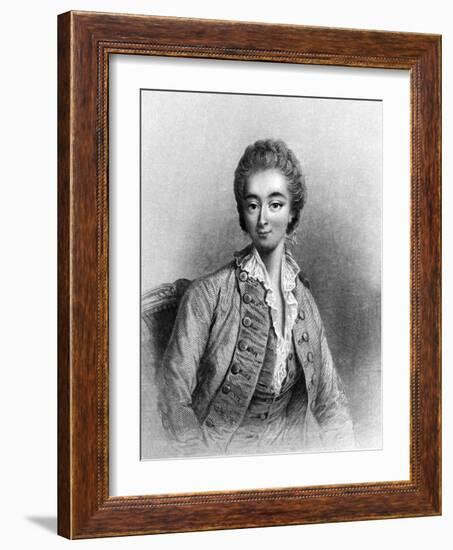 Jeanne Becu Comtesse Du Barry in Menswear-JC Armytage-Framed Art Print