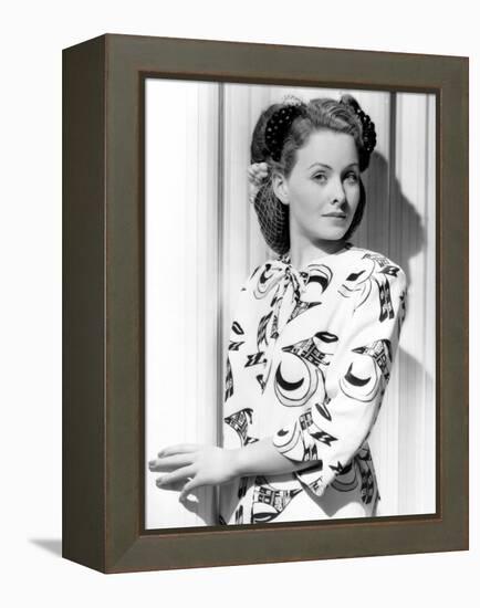 Jeanne Crain, Ca. Mid-1940s-null-Framed Stretched Canvas