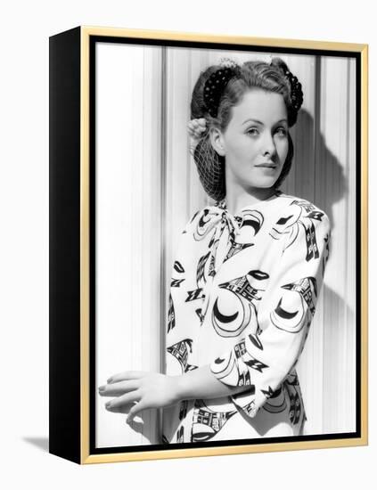 Jeanne Crain, Ca. Mid-1940s-null-Framed Stretched Canvas