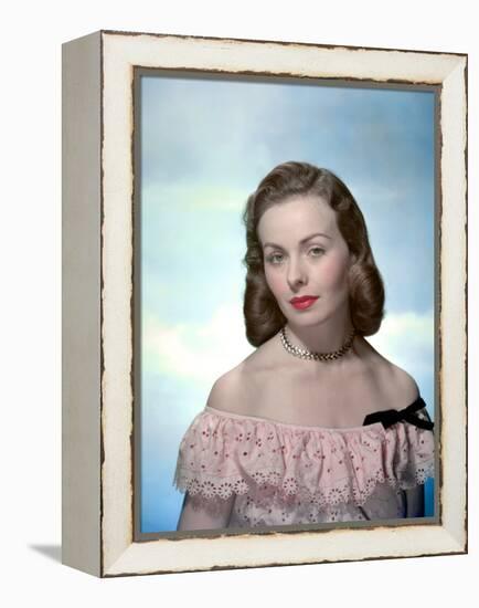 Jeanne Crain (photo)-null-Framed Stretched Canvas