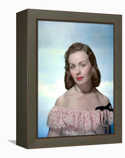 Jeanne Crain (photo)-null-Framed Stretched Canvas