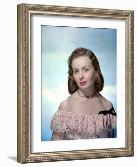 Jeanne Crain (photo)-null-Framed Photo