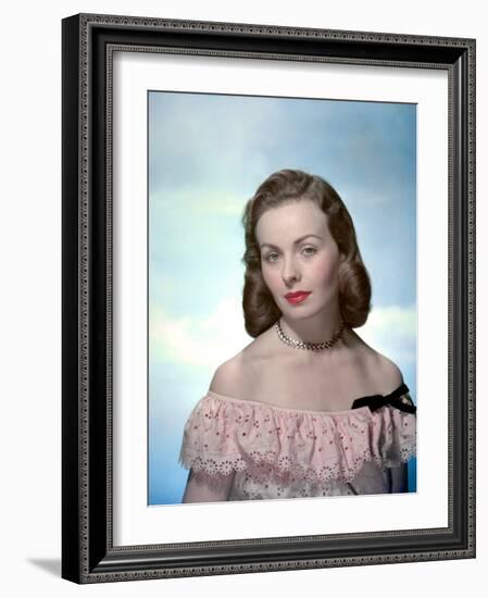 Jeanne Crain (photo)-null-Framed Photo