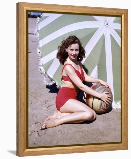 Jeanne Crain-null-Framed Stretched Canvas