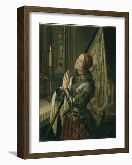 Jeanne d'Arc (Joan of Arc)-N^M^ Dyudin-Framed Premium Giclee Print