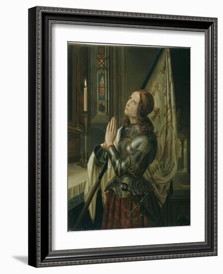 Jeanne d'Arc (Joan of Arc)-N^M^ Dyudin-Framed Premium Giclee Print