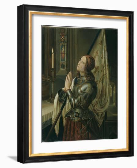 Jeanne d'Arc (Joan of Arc)-N^M^ Dyudin-Framed Premium Giclee Print