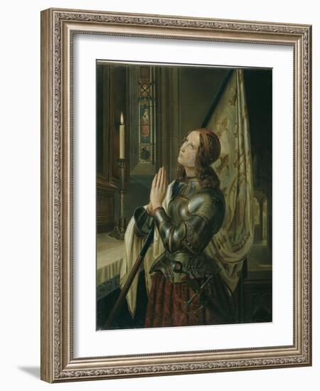 Jeanne d'Arc (Joan of Arc)-N^M^ Dyudin-Framed Giclee Print