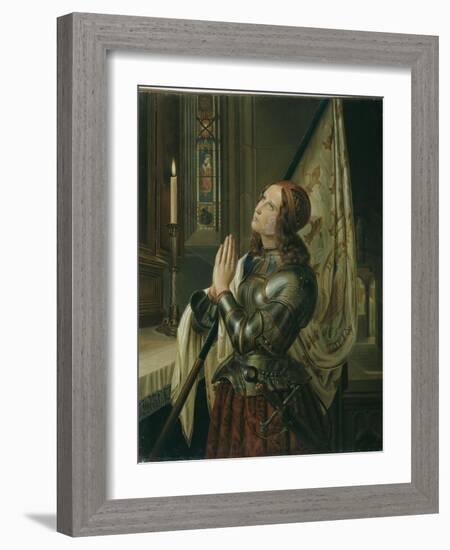 Jeanne d'Arc (Joan of Arc)-N^M^ Dyudin-Framed Giclee Print