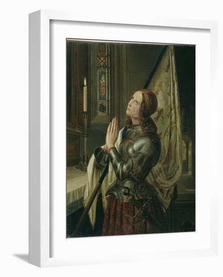 Jeanne d'Arc (Joan of Arc)-N^M^ Dyudin-Framed Giclee Print