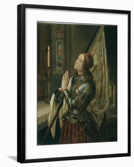 Jeanne d'Arc (Joan of Arc)-N^M^ Dyudin-Framed Giclee Print