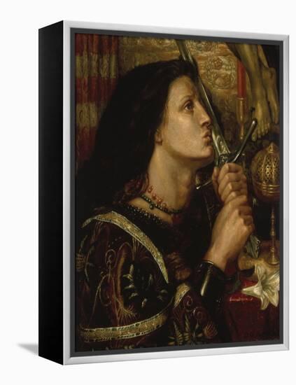 Jeanne D'Arc Kuesst Das Schwert Der Befreiung, 1863-Dante Gabriel Rossetti-Framed Premier Image Canvas