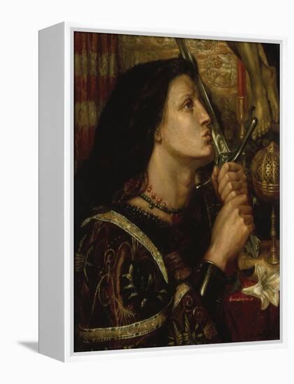 Jeanne D'Arc Kuesst Das Schwert Der Befreiung, 1863-Dante Gabriel Rossetti-Framed Premier Image Canvas