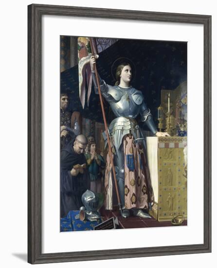 Jeanne d'Arc-Jean-Auguste-Dominique Ingres-Framed Giclee Print