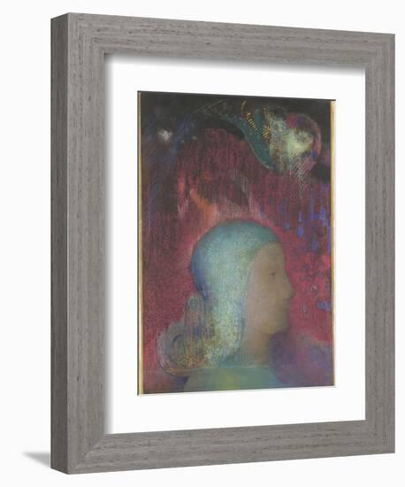 Jeanne d'Arc-Odilon Redon-Framed Giclee Print