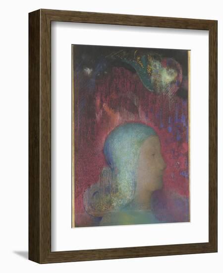 Jeanne d'Arc-Odilon Redon-Framed Giclee Print