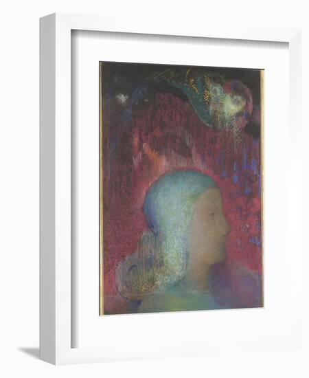 Jeanne d'Arc-Odilon Redon-Framed Giclee Print