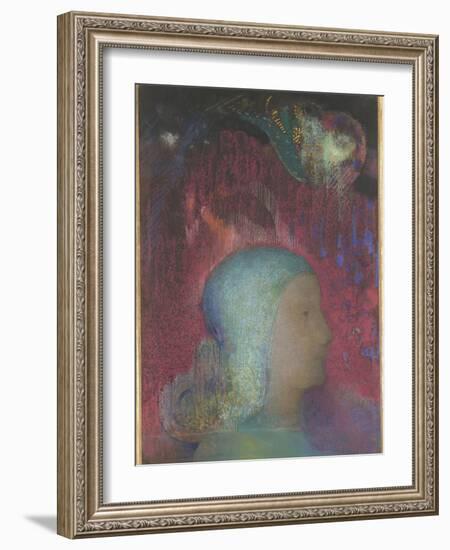 Jeanne d'Arc-Odilon Redon-Framed Giclee Print