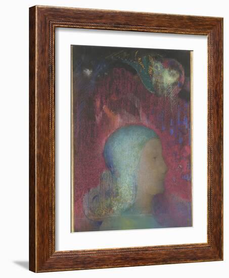 Jeanne d'Arc-Odilon Redon-Framed Giclee Print