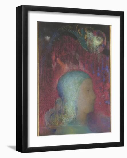 Jeanne d'Arc-Odilon Redon-Framed Giclee Print