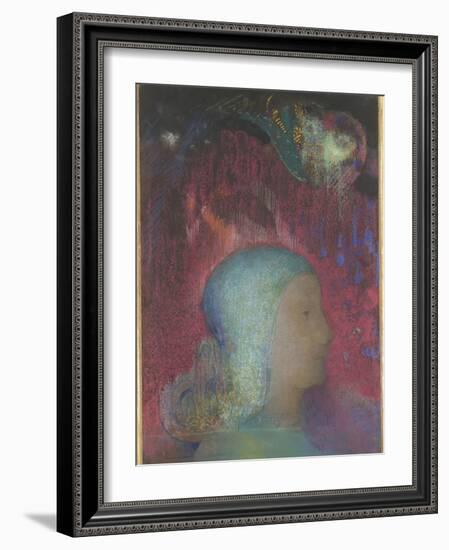 Jeanne d'Arc-Odilon Redon-Framed Giclee Print