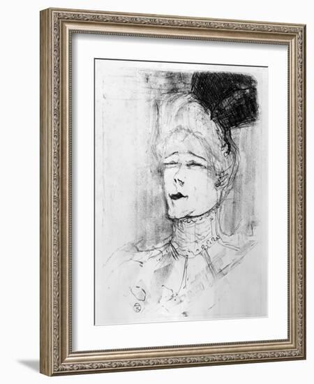 Jeanne Granier, 1898-Henri de Toulouse-Lautrec-Framed Giclee Print