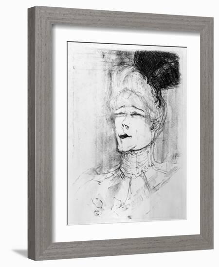 Jeanne Granier, 1898-Henri de Toulouse-Lautrec-Framed Giclee Print