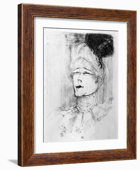 Jeanne Granier, 1898-Henri de Toulouse-Lautrec-Framed Giclee Print