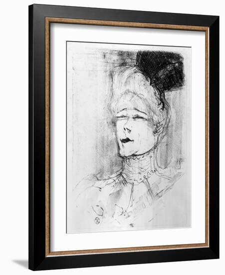 Jeanne Granier, 1898-Henri de Toulouse-Lautrec-Framed Giclee Print