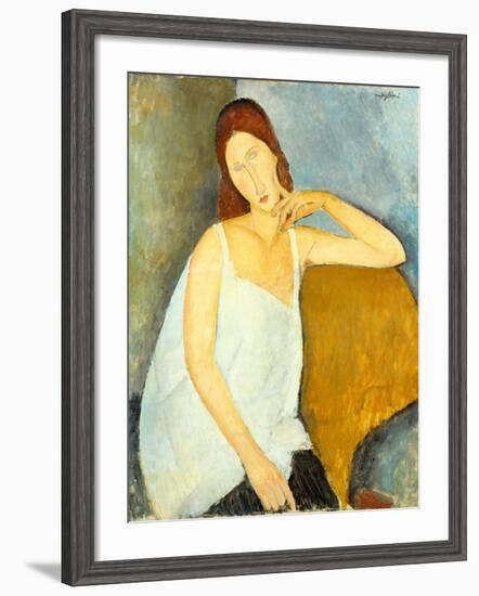 Jeanne Hébuterne (1898–1920), 1919-Amedeo Modigliani-Framed Giclee Print