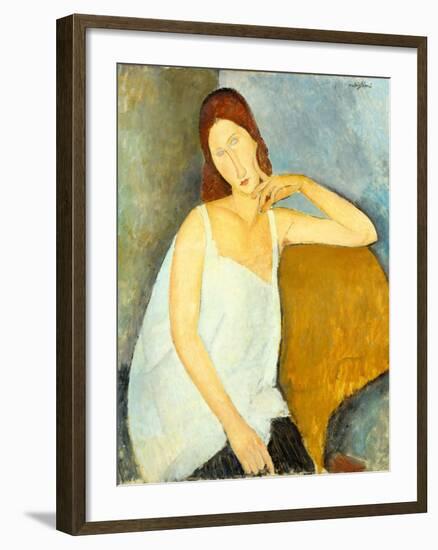 Jeanne Hébuterne (1898–1920), 1919-Amedeo Modigliani-Framed Giclee Print