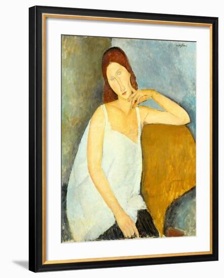 Jeanne Hébuterne (1898–1920), 1919-Amedeo Modigliani-Framed Giclee Print