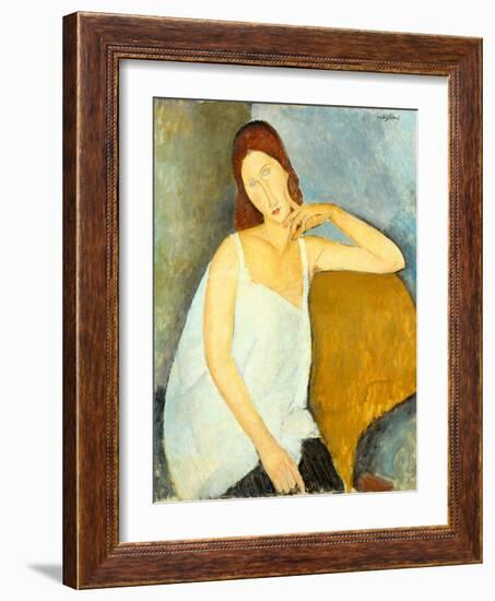 Jeanne Hébuterne (1898–1920), 1919-Amedeo Modigliani-Framed Giclee Print