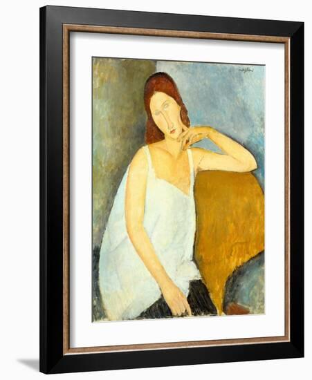 Jeanne Hébuterne (1898–1920), 1919-Amedeo Modigliani-Framed Giclee Print