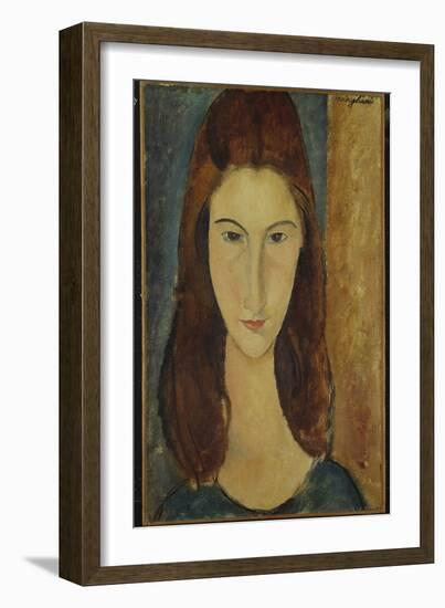 Jeanne Hebuterne, 1917-18-Amedeo Modigliani-Framed Giclee Print