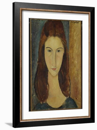 Jeanne Hebuterne, 1917-18-Amedeo Modigliani-Framed Giclee Print