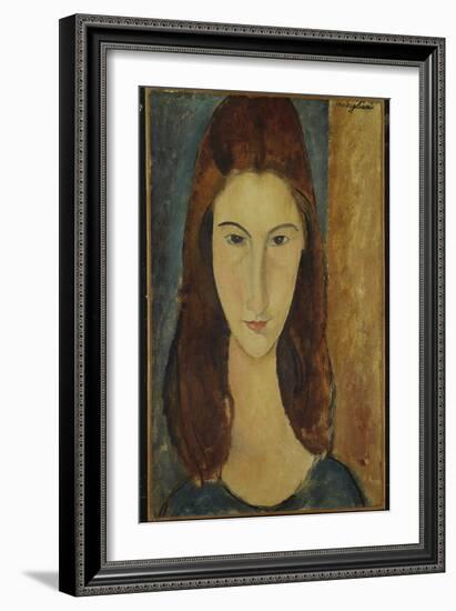 Jeanne Hebuterne, 1917-18-Amedeo Modigliani-Framed Giclee Print