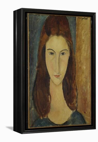 Jeanne Hebuterne, 1917-18-Amedeo Modigliani-Framed Premier Image Canvas