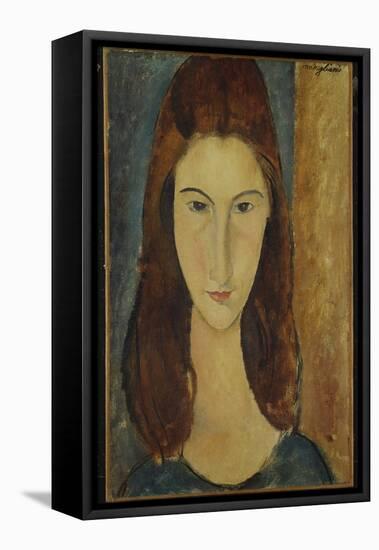 Jeanne Hebuterne, 1917-18-Amedeo Modigliani-Framed Premier Image Canvas