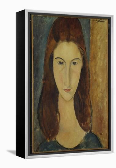 Jeanne Hebuterne, 1917-18-Amedeo Modigliani-Framed Premier Image Canvas