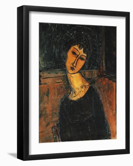 Jeanne Hebuterne, C.1916-17-Amedeo Modigliani-Framed Giclee Print