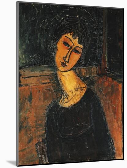 Jeanne Hebuterne, C.1916-17-Amedeo Modigliani-Mounted Giclee Print