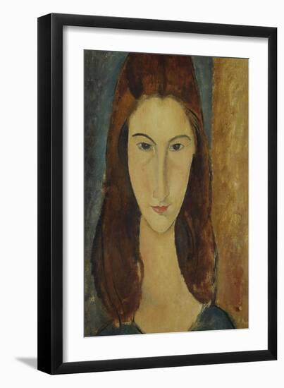 Jeanne Hebuterne-Amedeo Modigliani-Framed Giclee Print